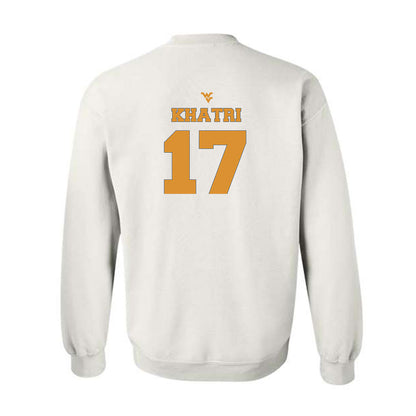 West Virginia - NCAA Football : Miles Khatri - Generic Sports Shersey Crewneck Sweatshirt-1