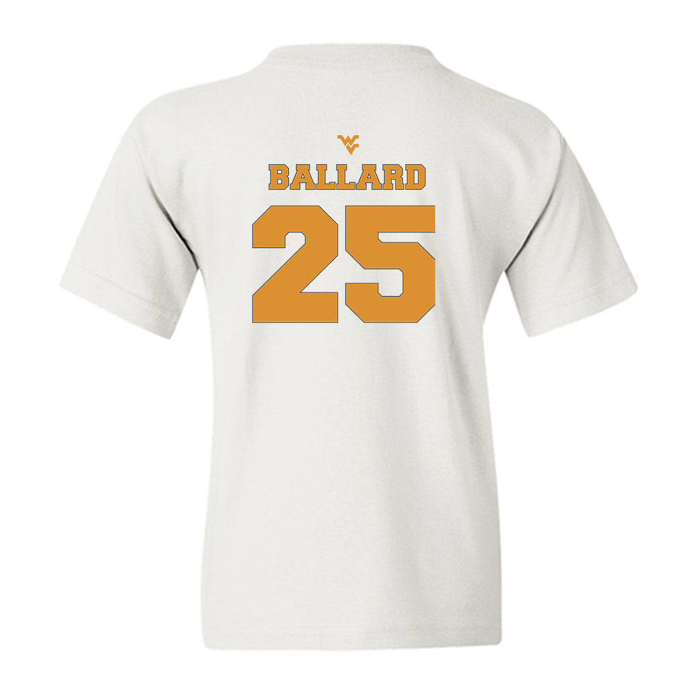 West Virginia - NCAA Football : Jayden Ballard - Generic Sports Shersey Youth T-Shirt-1