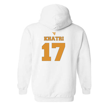 West Virginia - NCAA Football : Miles Khatri - Generic Sports Shersey Hooded Sweatshirt-1