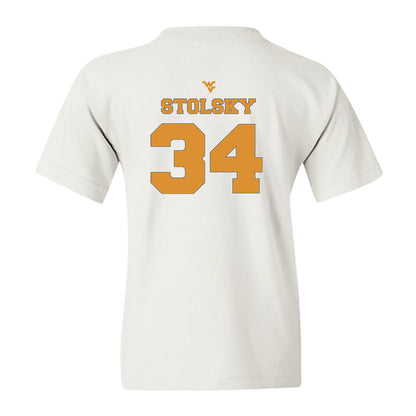 West Virginia - NCAA Football : Tyler Stolsky - Generic Sports Shersey Youth T-Shirt-1
