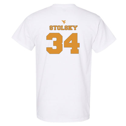 West Virginia - NCAA Football : Tyler Stolsky - Generic Sports Shersey T-Shirt-1