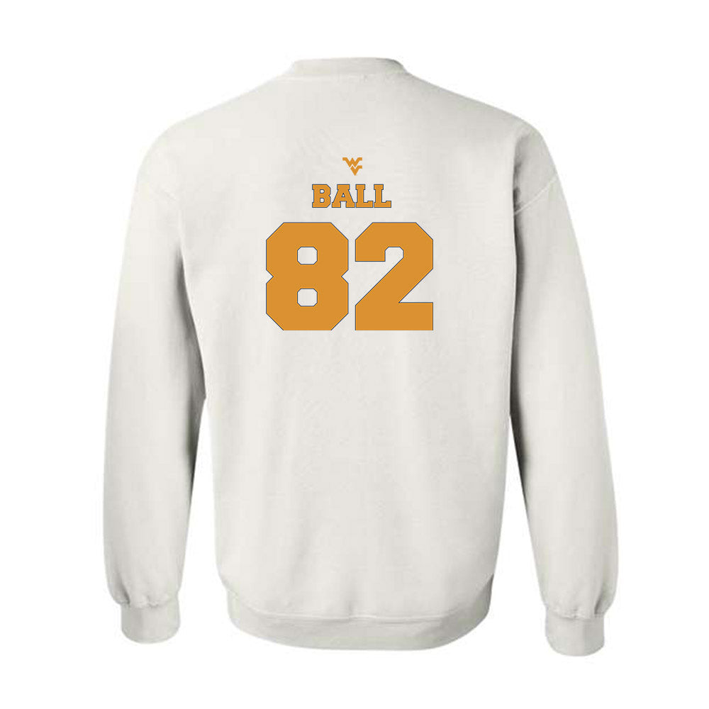 West Virginia - NCAA Football : Cam Ball - Generic Sports Shersey Crewneck Sweatshirt-1