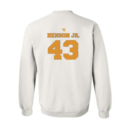 West Virginia - NCAA Football : Kj Henson Jr. - Generic Sports Shersey Crewneck Sweatshirt-1