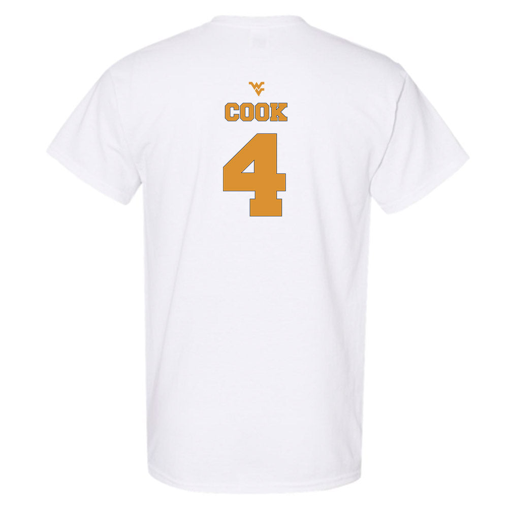 West Virginia - NCAA Football : Cameron Cook - Generic Sports Shersey T-Shirt-1
