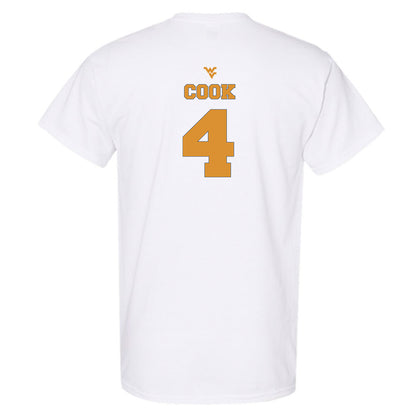 West Virginia - NCAA Football : Cameron Cook - Generic Sports Shersey T-Shirt-1
