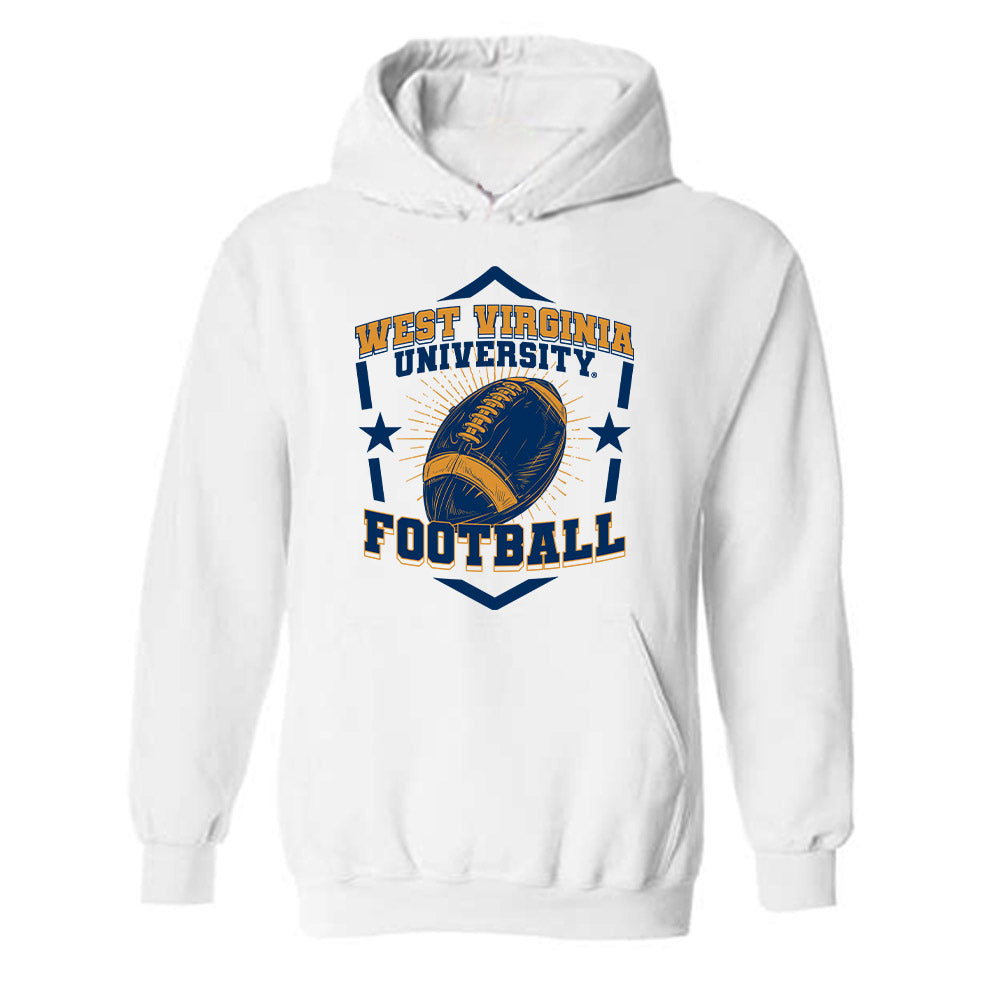 West Virginia - NCAA Football : Cameron Cook - Generic Sports Shersey Hooded Sweatshirt-0
