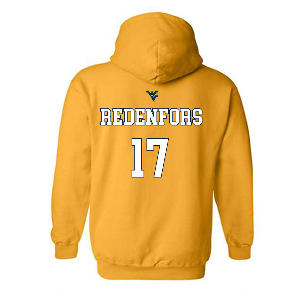 West Virginia - NCAA Men's Soccer : Jacob Redenfors - Hooded Sweatshirt-1