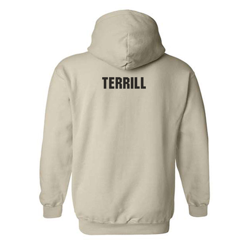 Wake Forest - NCAA Men's Track & Field : Stuart Terrill - Generic Sports Shersey Hooded Sweatshirt-1