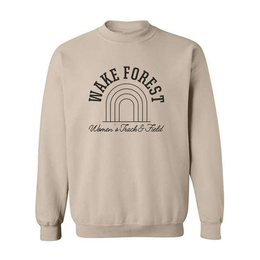 Wake Forest - NCAA Men's Track & Field : Andrew Riley - Generic Sports Shersey Crewneck Sweatshirt-0