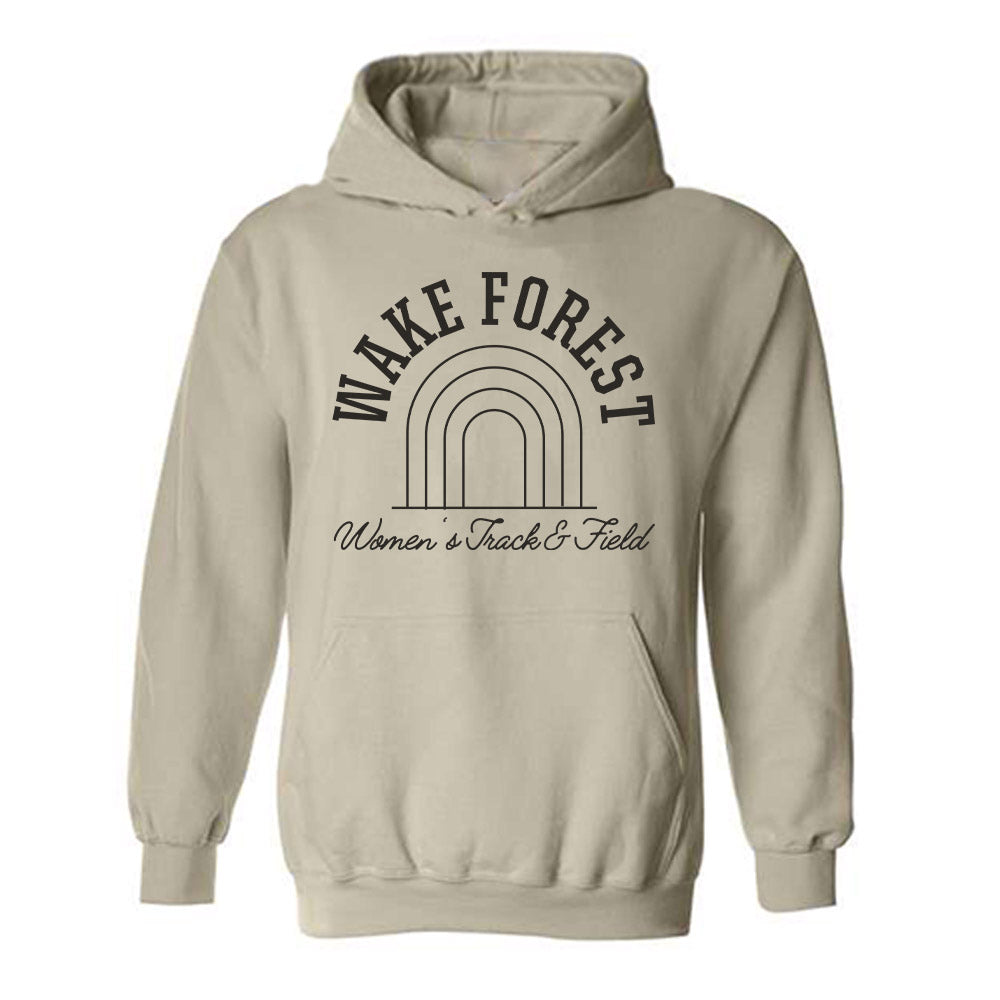 Wake Forest - NCAA Men's Track & Field : Stuart Terrill - Generic Sports Shersey Hooded Sweatshirt-0