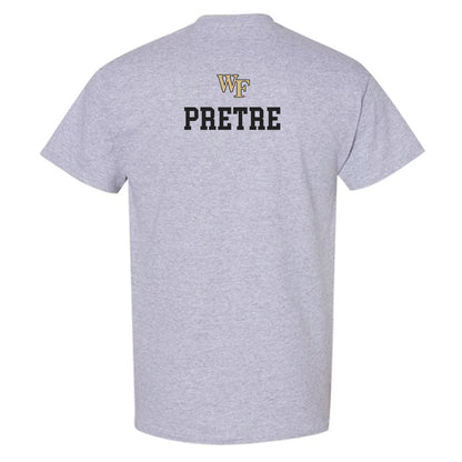 Wake Forest - NCAA Men's Track & Field : Landon Pretre - Generic Sports Shersey T-Shirt-1
