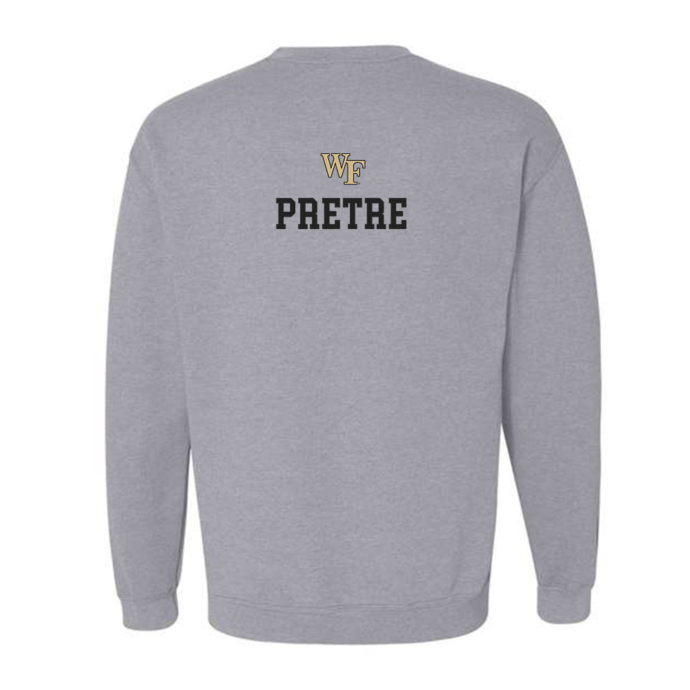 Wake Forest - NCAA Men's Track & Field : Landon Pretre - Generic Sports Shersey Crewneck Sweatshirt-1
