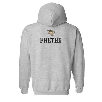 Wake Forest - NCAA Men's Track & Field : Landon Pretre - Generic Sports Shersey Hooded Sweatshirt-1