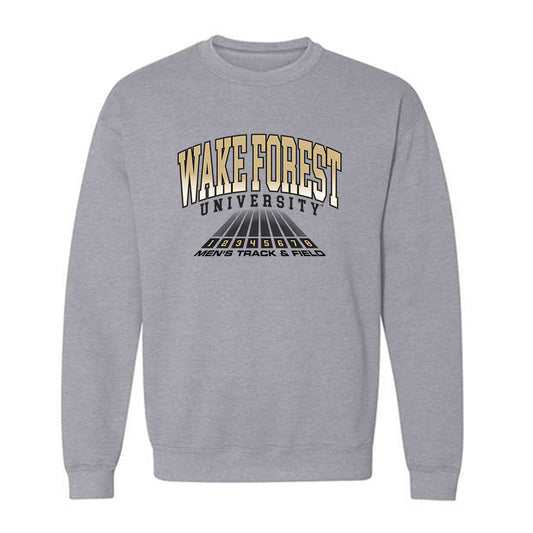 Wake Forest - NCAA Men's Track & Field : Stuart Terrill - Generic Sports Shersey Crewneck Sweatshirt-0