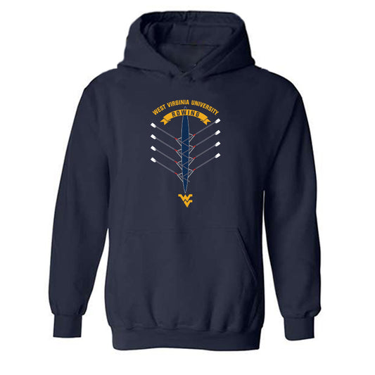 West Virginia - NCAA Women's Rowing : Emily Gubbins - Generic Sports Shersey Hooded Sweatshirt-0