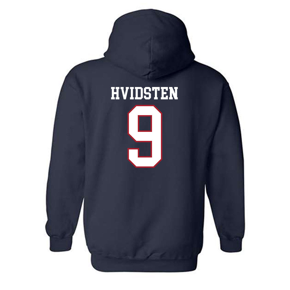 Liberty - NCAA Baseball : Kyle Hvidsten - Sports Shersey Hooded Sweatshirt-1