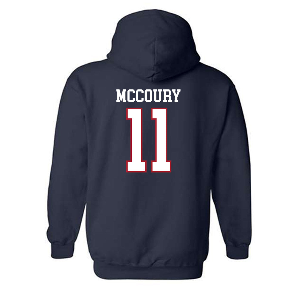 Liberty - NCAA Baseball : Xavier McCoury - Sports Shersey Hooded Sweatshirt-1