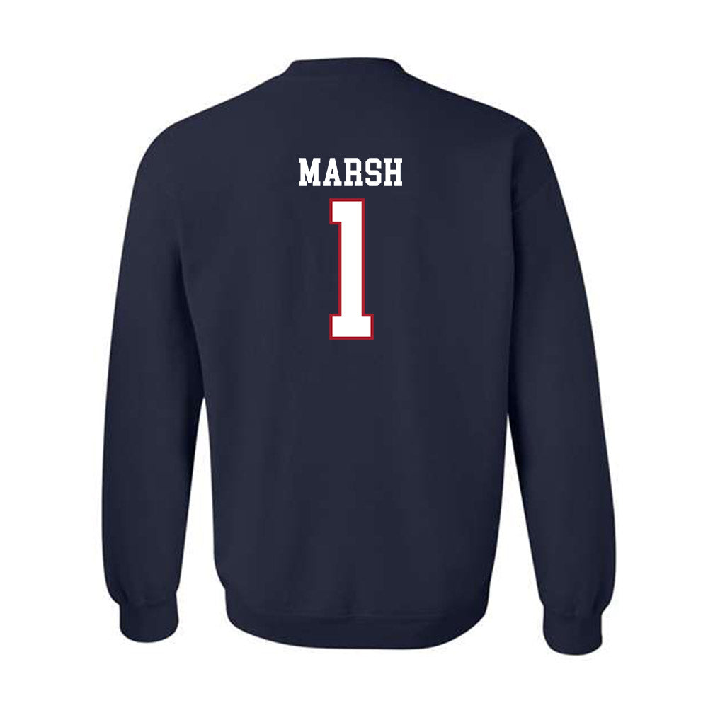 Liberty - NCAA Baseball : Tanner Marsh - Sports Shersey Crewneck Sweatshirt-1