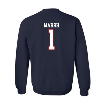 Liberty - NCAA Baseball : Tanner Marsh - Sports Shersey Crewneck Sweatshirt-1