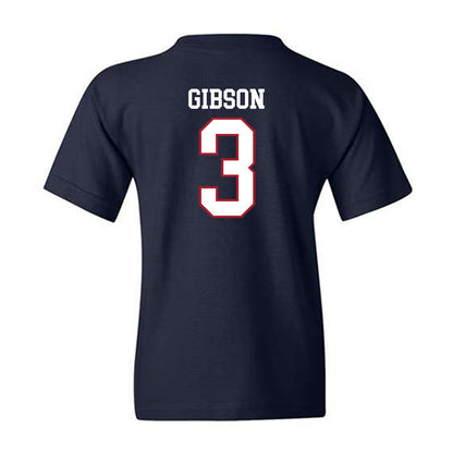 Liberty - NCAA Baseball : Riley Gibson - Sports Shersey Youth T-Shirt-1