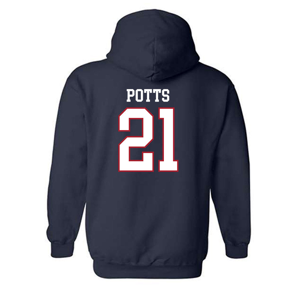 Liberty - NCAA Baseball : Jake Potts - Sports Shersey Hooded Sweatshirt-1