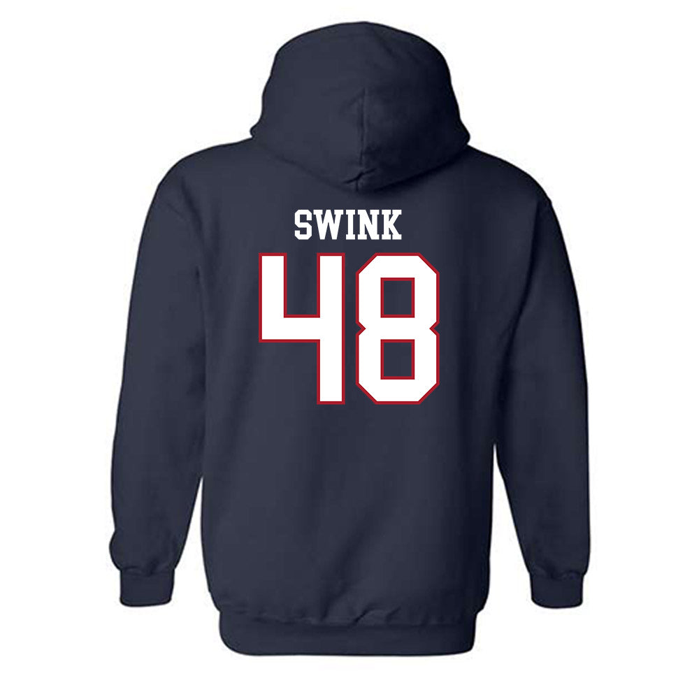 Liberty - NCAA Baseball : Josh Swink - Sports Shersey Hooded Sweatshirt