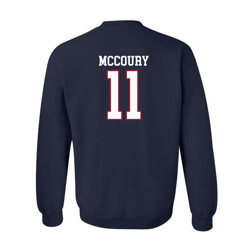 Liberty - NCAA Baseball : Xavier McCoury - Sports Shersey Crewneck Sweatshirt-1