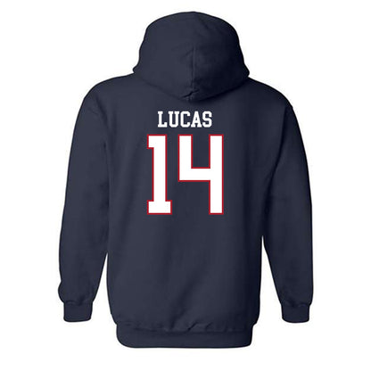 Liberty - NCAA Baseball : Jaxon Lucas - Sports Shersey Hooded Sweatshirt-1