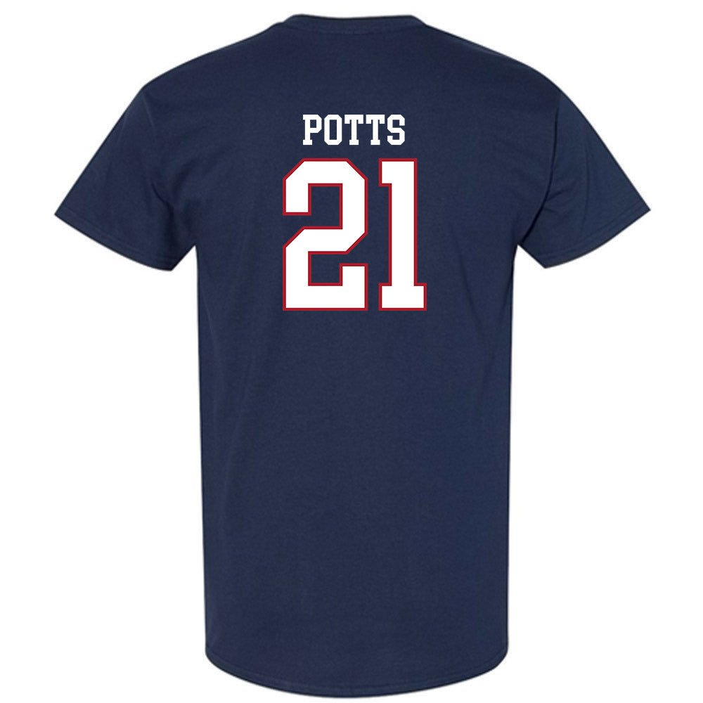Liberty - NCAA Baseball : Jake Potts - Sports Shersey T-Shirt-1