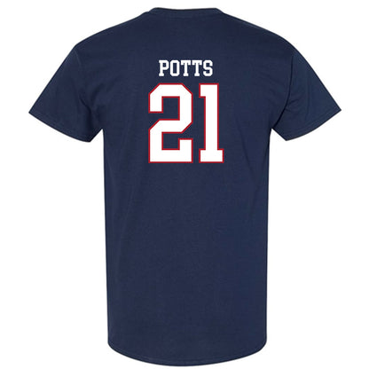 Liberty - NCAA Baseball : Jake Potts - Sports Shersey T-Shirt-1