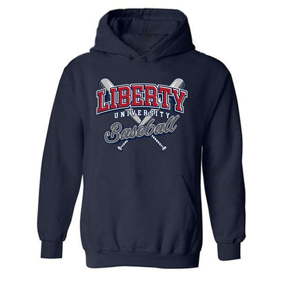 Liberty - NCAA Baseball : Jaedan Carter - Sports Shersey Hooded Sweatshirt-0