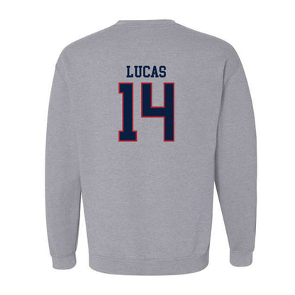 Liberty - NCAA Baseball : Jaxon Lucas - Sports Shersey Crewneck Sweatshirt-1
