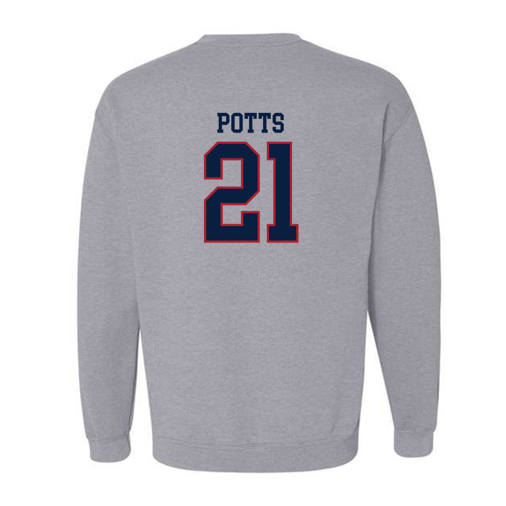 Liberty - NCAA Baseball : Jake Potts - Sports Shersey Crewneck Sweatshirt-1