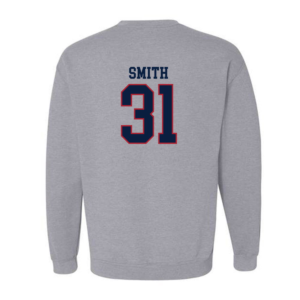 Liberty - NCAA Baseball : Kaleb Smith - Sports Shersey Crewneck Sweatshirt-1