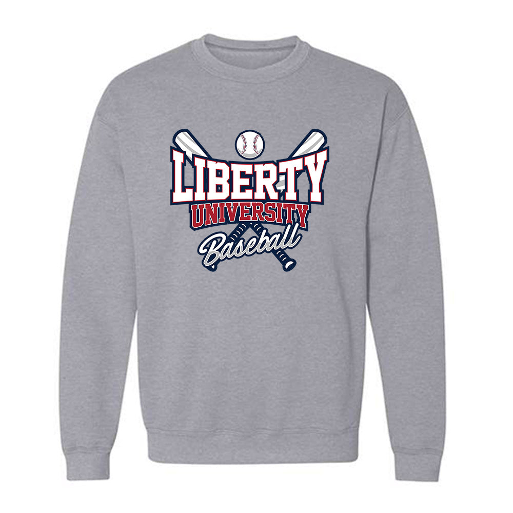 Liberty - NCAA Baseball : Joshua Campos - Sports Shersey Crewneck Sweatshirt-0