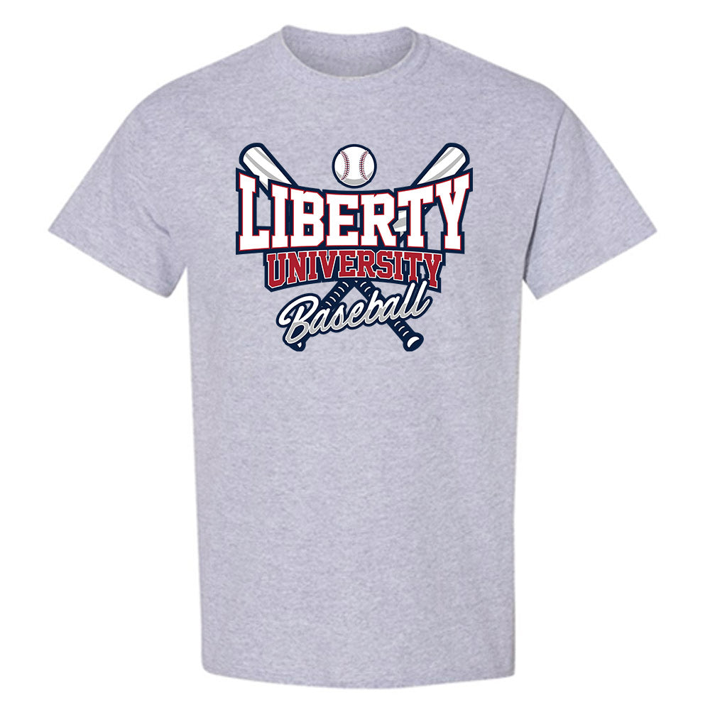 Liberty - NCAA Baseball : Joshua Mccusker - Sports Shersey T-Shirt-0