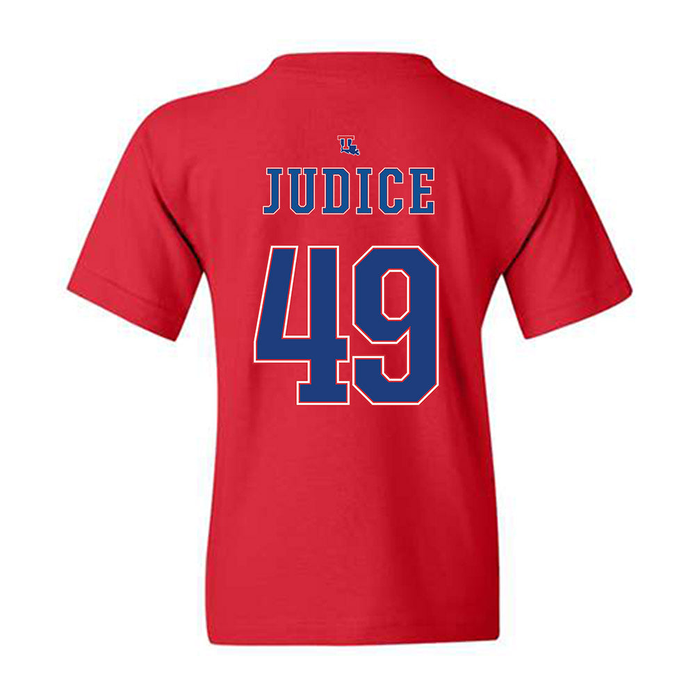 LA Tech - NCAA Baseball : Ethan Judice - Generic Shersey Youth T-Shirt-1