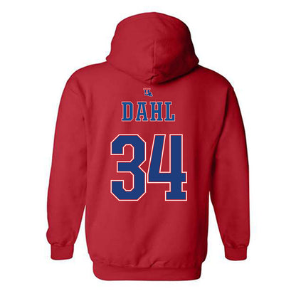 LA Tech - NCAA Baseball : Declan Dahl - Generic Shersey Hooded Sweatshirt-1