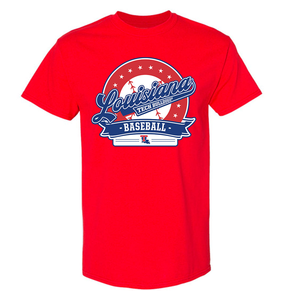 LA Tech - NCAA Baseball : Jackson Jones - Generic Shersey T-Shirt-0
