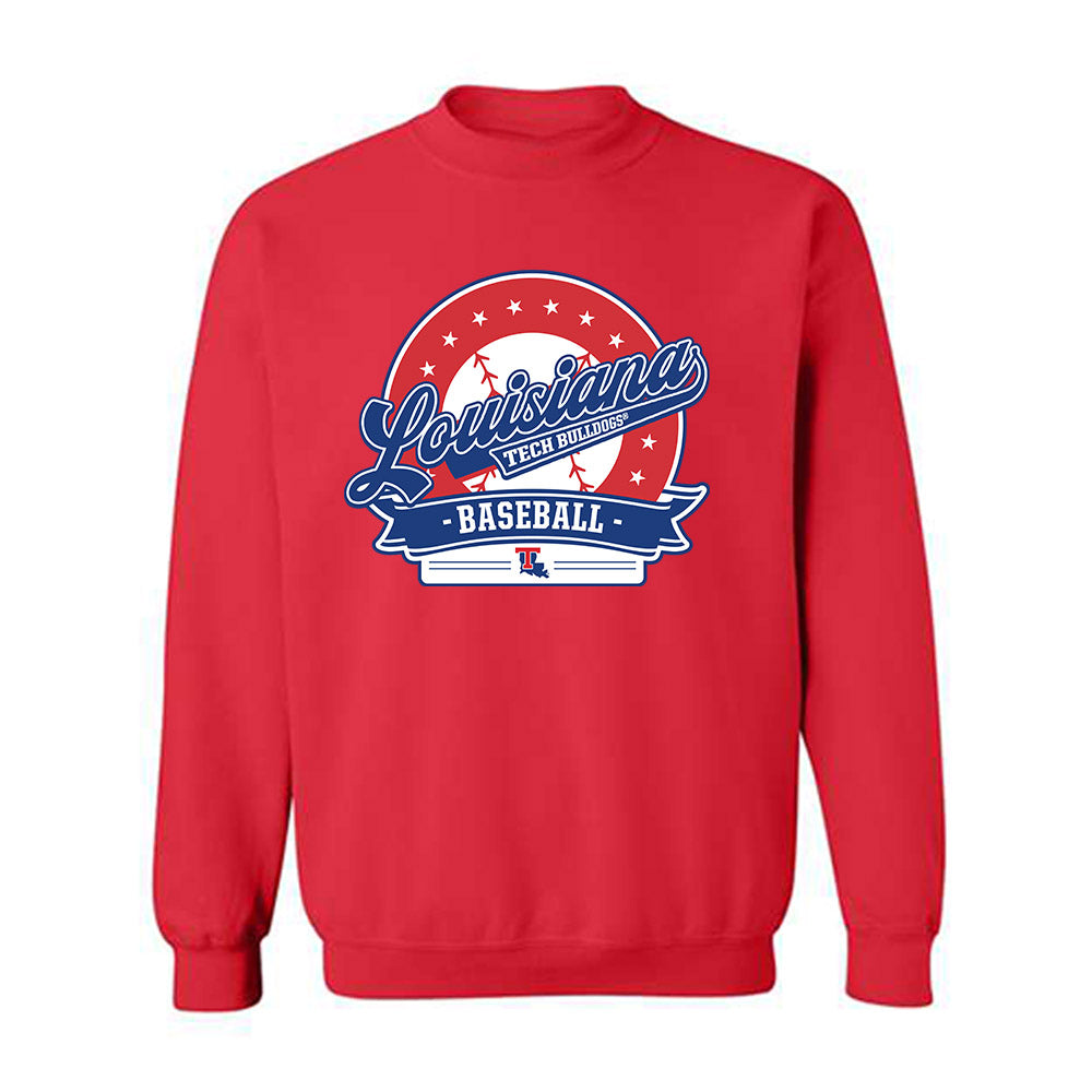 LA Tech - NCAA Baseball : Nathan Houston - Generic Shersey Crewneck Sweatshirt-0