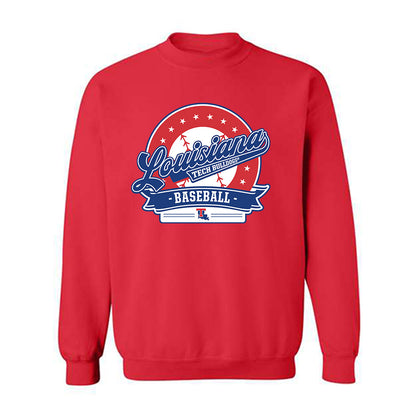 LA Tech - NCAA Baseball : Nathan Houston - Generic Shersey Crewneck Sweatshirt-0