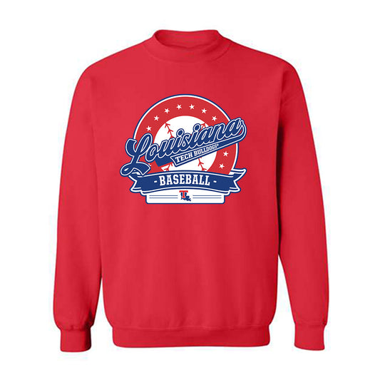 LA Tech - NCAA Baseball : Easton Sanders - Generic Shersey Crewneck Sweatshirt-0