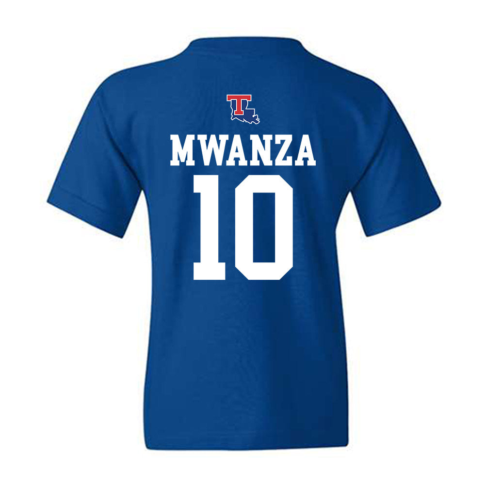 LA Tech - NCAA Women's Basketball : Melissa Mwanza - Generic Shersey Youth T-Shirt-1