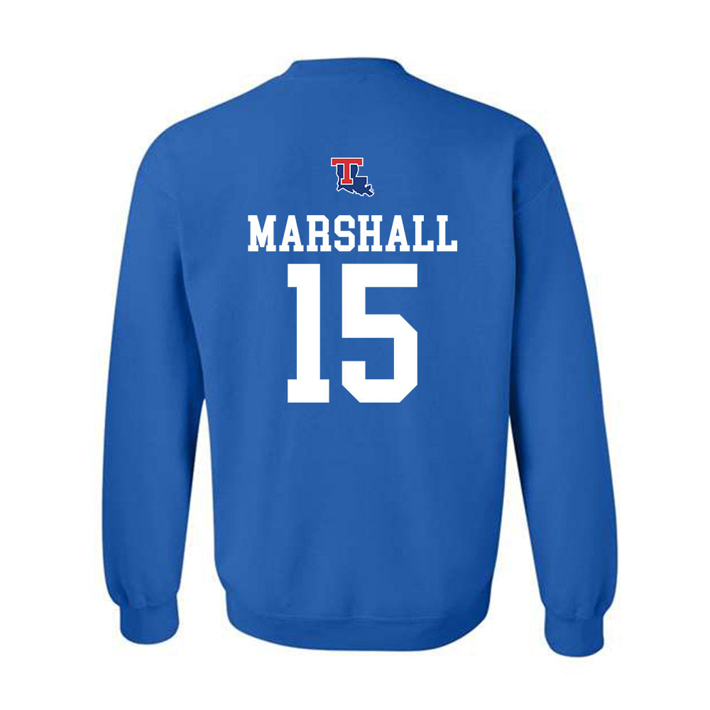 LA Tech - NCAA Women's Basketball : Jordan Marshall - Generic Shersey Crewneck Sweatshirt-1