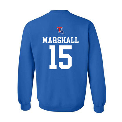 LA Tech - NCAA Women's Basketball : Jordan Marshall - Generic Shersey Crewneck Sweatshirt-1