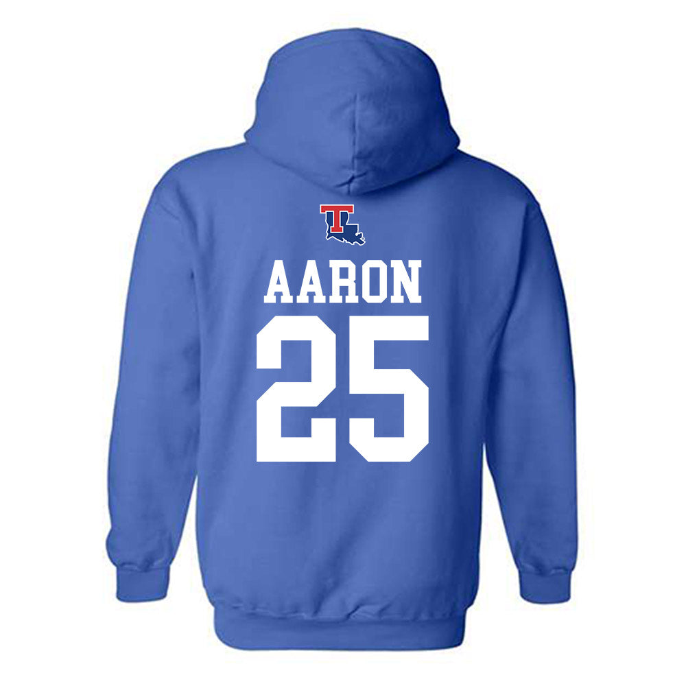 LA Tech - NCAA Women's Basketball : Averi Aaron - Generic Shersey Hooded Sweatshirt