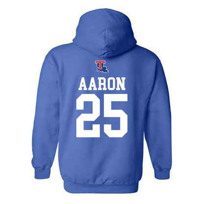 LA Tech - NCAA Women's Basketball : Averi Aaron - Generic Shersey Hooded Sweatshirt