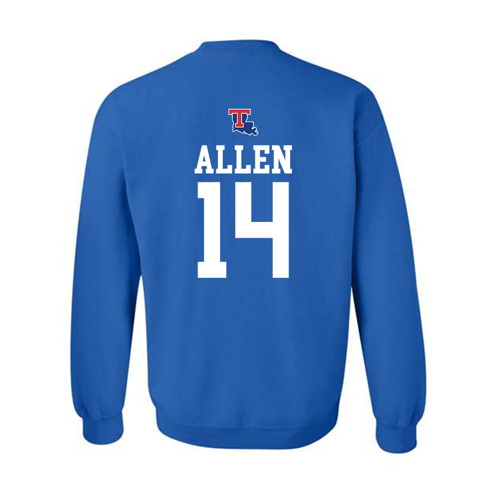 LA Tech - NCAA Men's Basketball : Will Allen - Generic Shersey Crewneck Sweatshirt-1