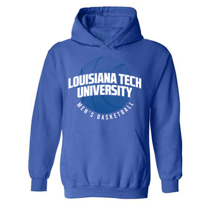 LA Tech - NCAA Men's Basketball : A.J. Bates - Generic Shersey Hooded Sweatshirt-0