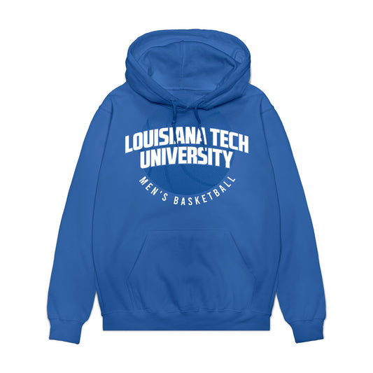 LA Tech - NCAA Men's Basketball : James Sanderson - Generic Shersey Hooded Sweatshirt-0